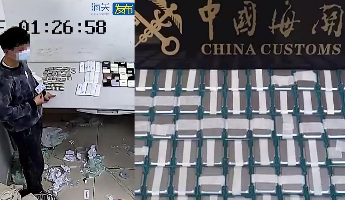 Homem &eacute; preso na China com 160 CPUs colados ao corpo