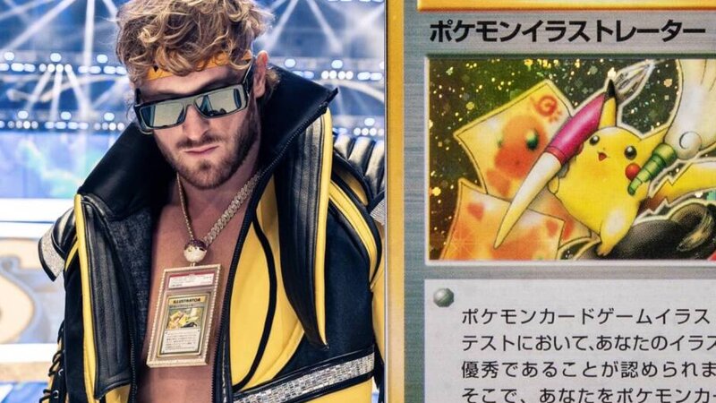 Youtuber Logan Paul exibe carta mais cara de Pok&eacute;mon no WWE