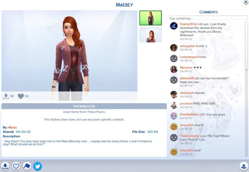 The Sims 4 &eacute; invadido por personagem misteriosa