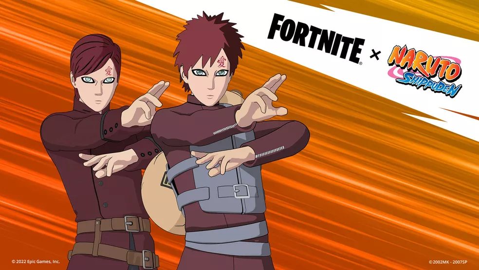 Fortnite ganha novas skins de Naruto