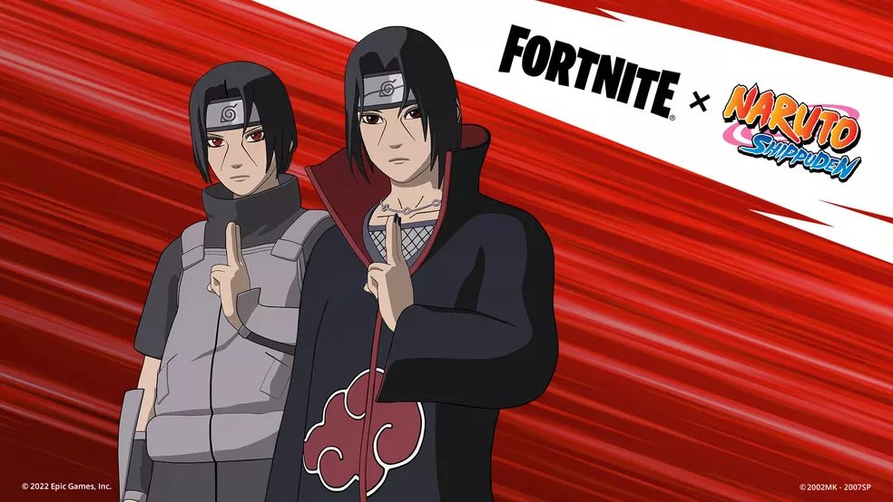 Fortnite ganha novas skins de Naruto