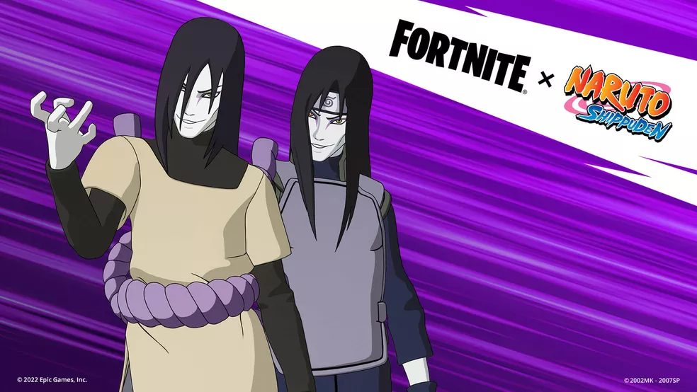 Fortnite ganha novas skins de Naruto