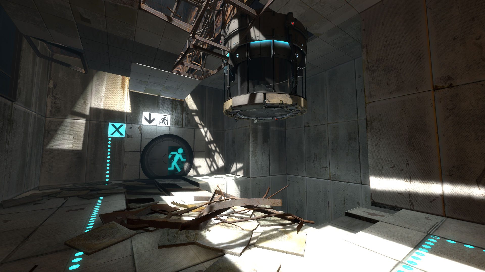 C&acirc;mara de testes de Portal 2