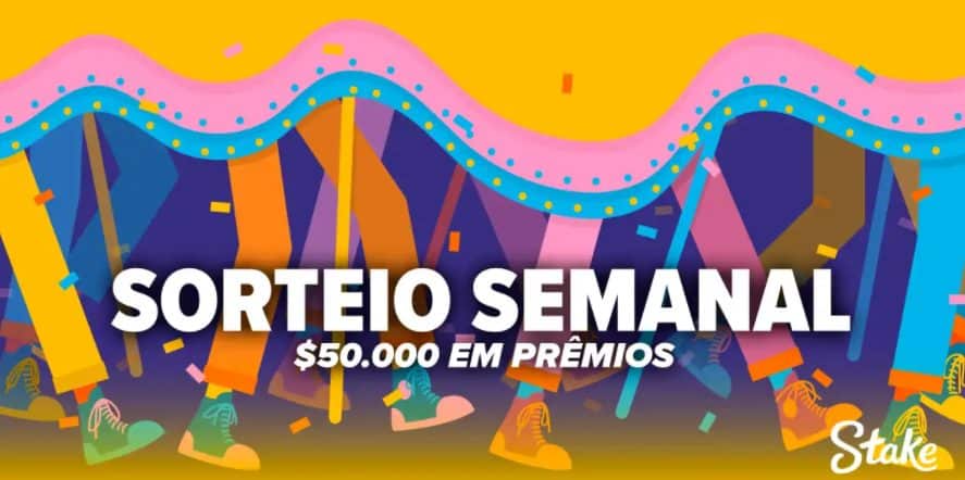 Sorteio Semanal: At&eacute; $50,000 em pr&ecirc;mios