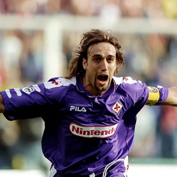Camisa fiorentina com patrocinio da Nintendo
