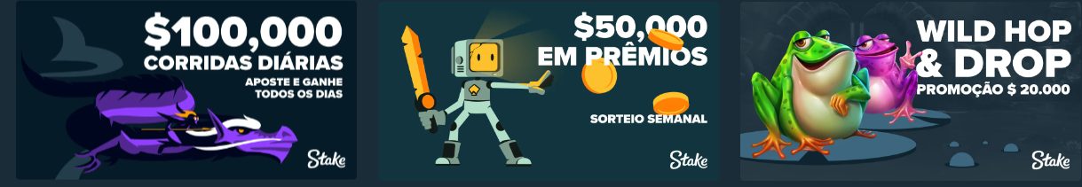 Stake tem promo&ccedil;&otilde;es com prazo de validade
