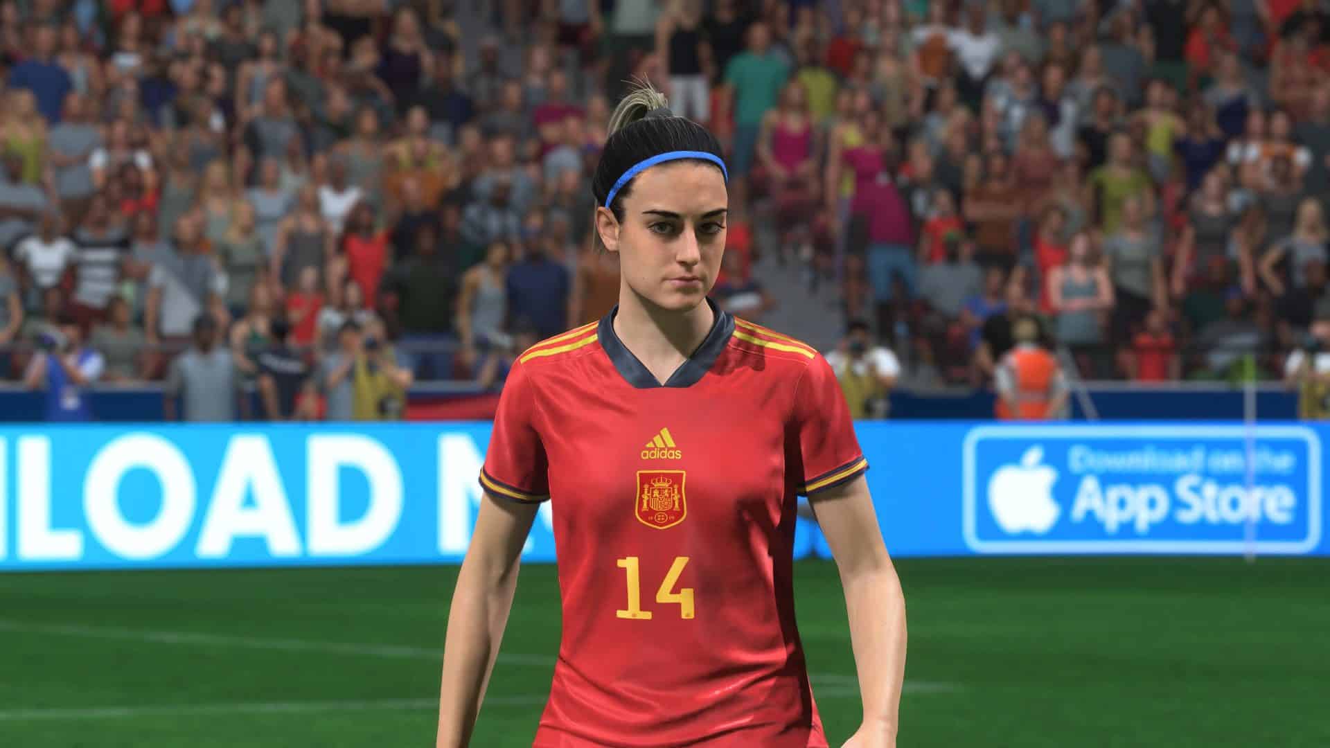 Screenshot de Alexia Putellas em FIFA 23