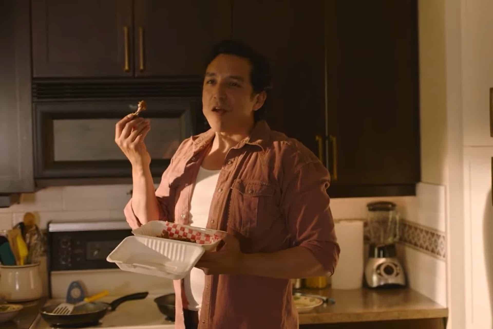 Imagem de Tommy durante o caf&eacute; em The Last of Us