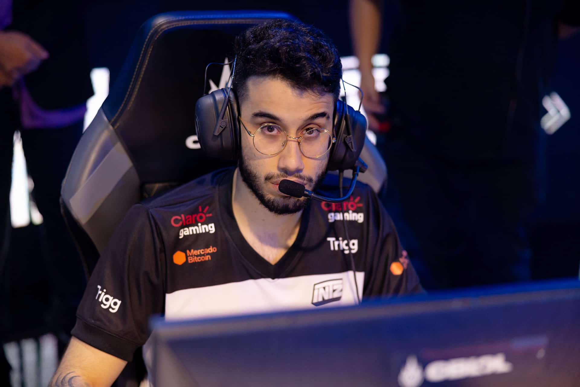 Foto de NOsFerus, jogador da INTZ, no CBLOL 2023
