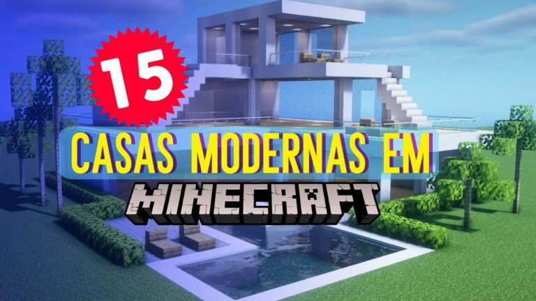 15 casas modernas e como constru&iacute;-las em Minecraft