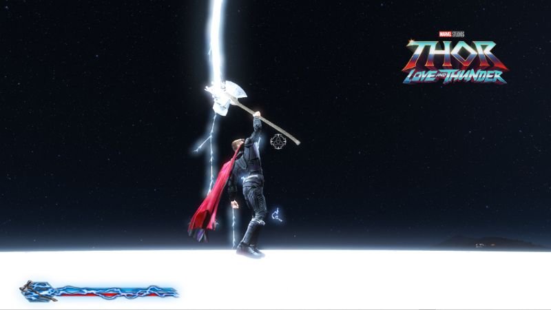 Thor, Deus do Trov&atilde;o segurando seu machado - mods para GTA 5 