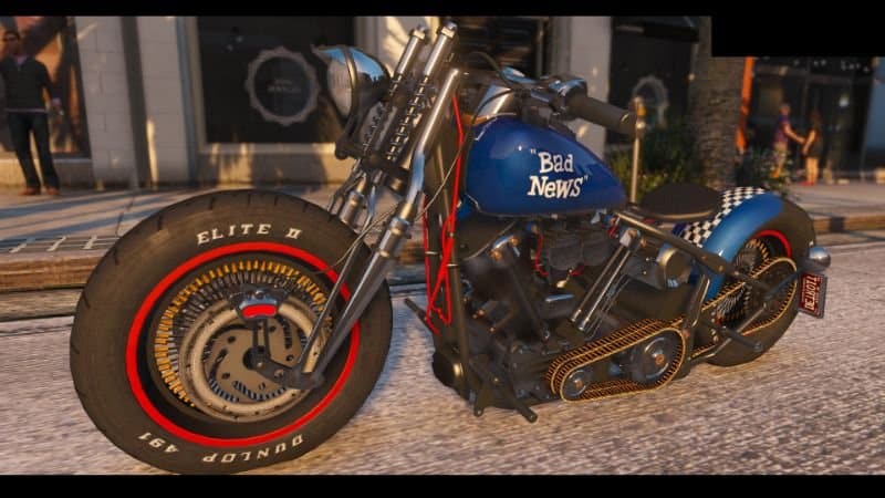 Imagem da famosa Harley Davidson em Los Santos - mods para GTA 5 