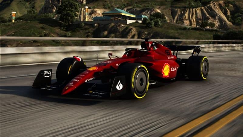 O veloz carro de corrida de F1 - melhores mods para GTA 5