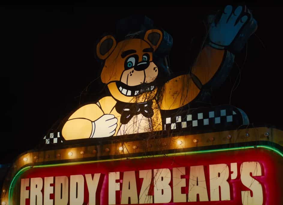 Cena do trailer do filme de Five Nights at Freddy's