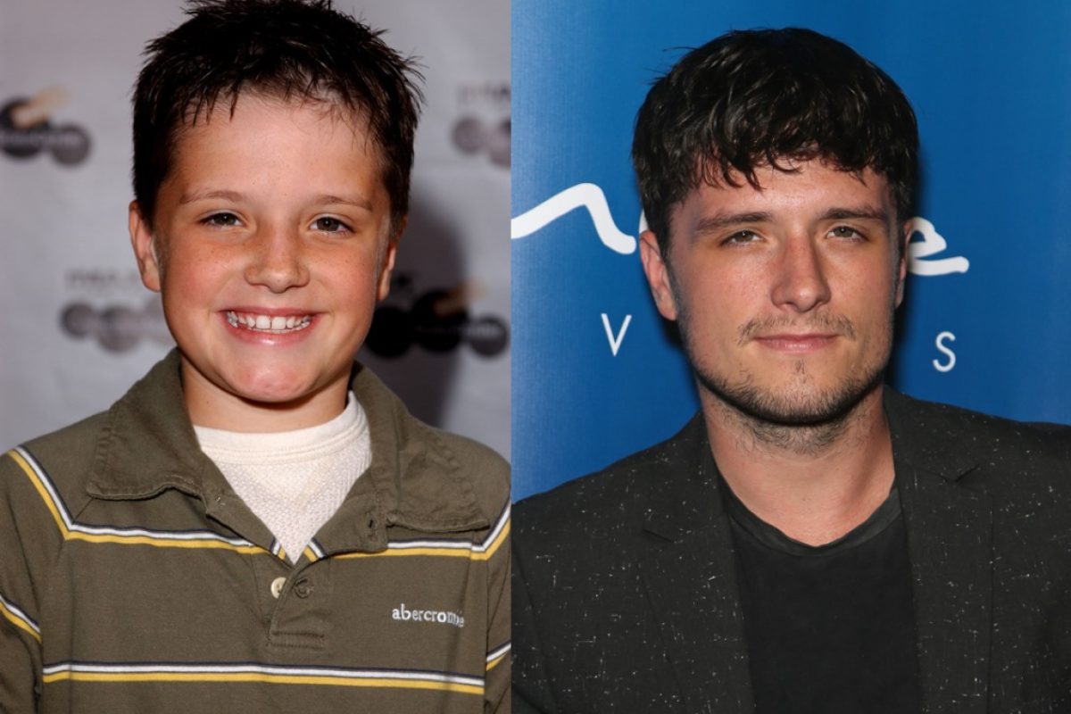 Imagem de Josh Hutcherson - Antes e Depois.