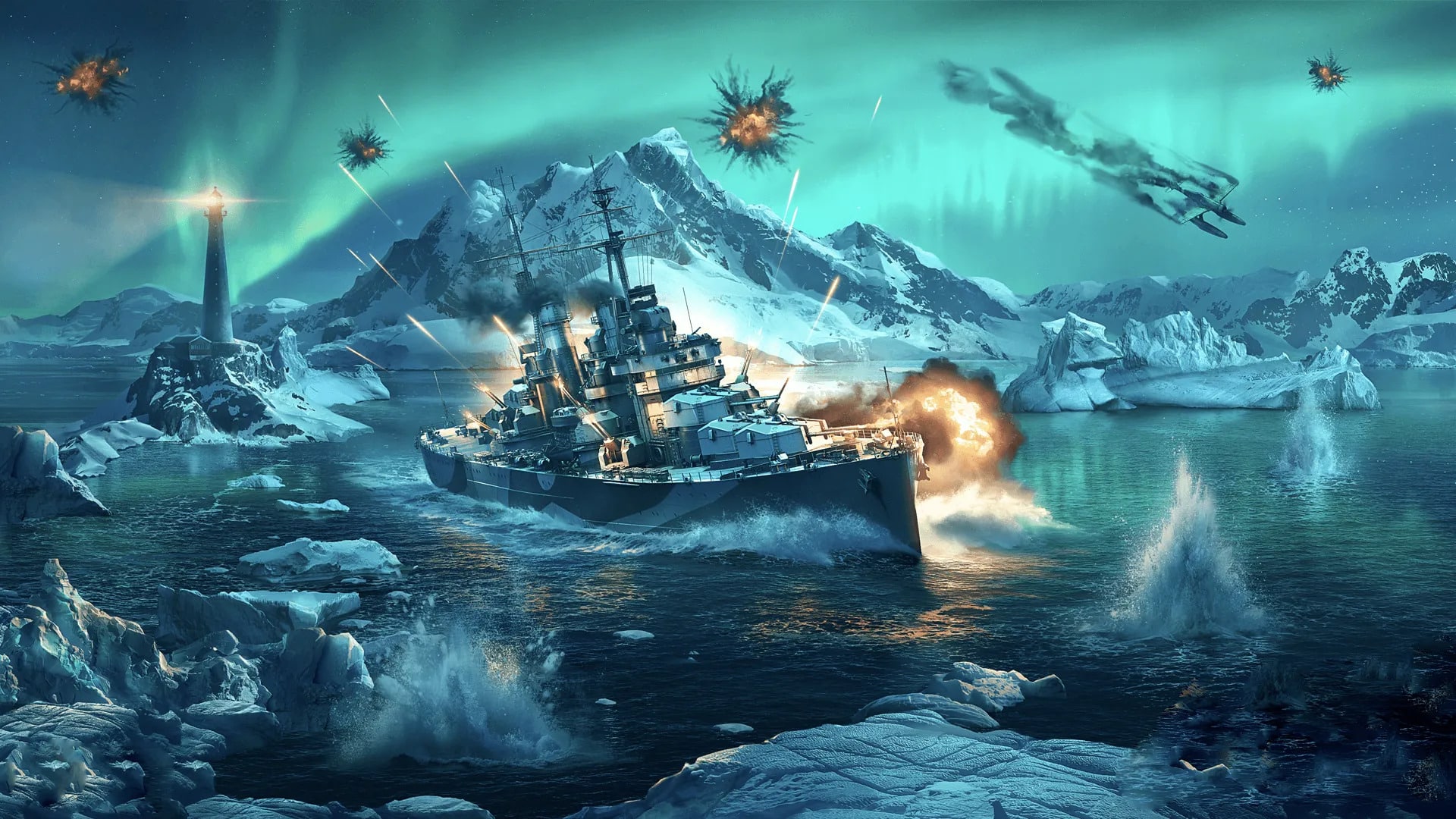 Imagem do jogo World of Warships lan&ccedil;ado em 17 de setembro de 2015