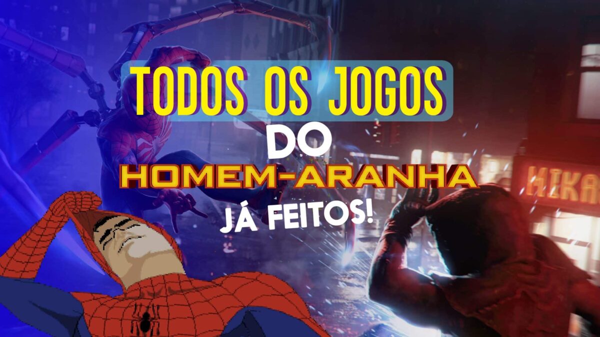 Cada jogo do homem-aranha j&aacute; lan&ccedil;ado (1982-2023)