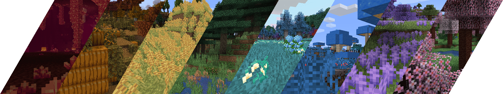 Imagem mostrando o conte&uacute;do do mod Biomes O' Plenty - 50 Melhores Mods para Minecraft PC