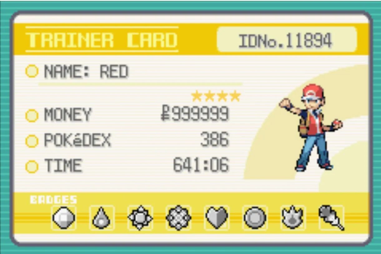 Imagem ilustrativa dos cheats de Pok&eacute;mon Fire Red