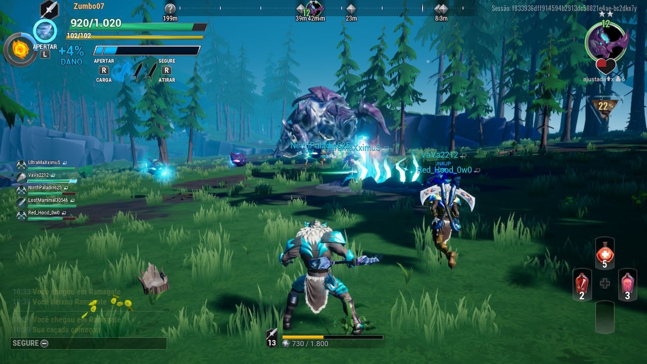 Imagem do jogo Dauntless lan&ccedil;ado em 2019