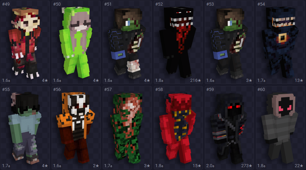 Skins para Minecraft na tem&aacute;tica de monstros