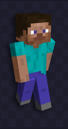 Skin do personagem Steve do Minecraft
