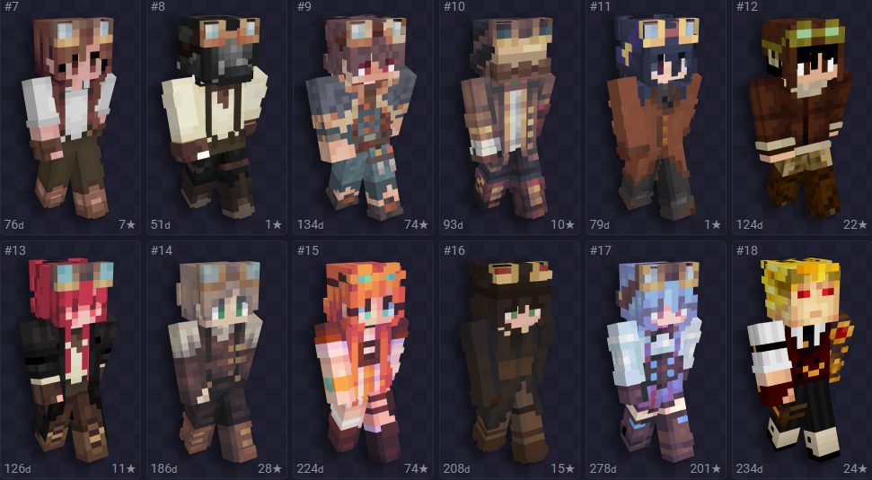 Skins para Minecraft Steampunk