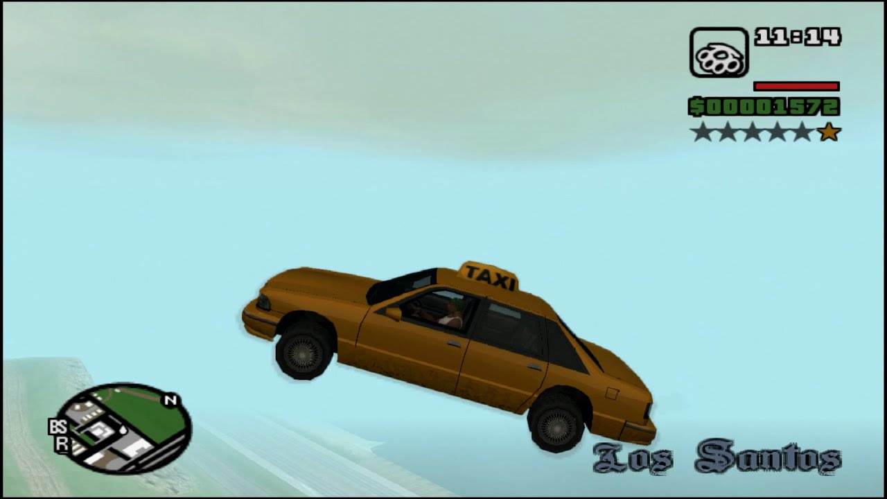 Foto de um carro voador relacionado aos c&oacute;digos para GTA San Andreas de PS2