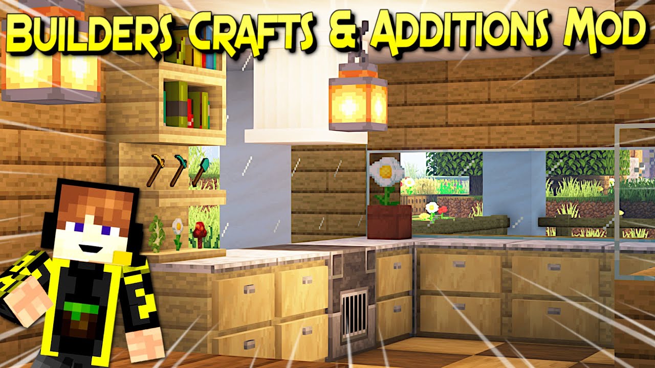 Imagem no Youtube do mod Builders Crafts & Additions (Forge) - 50 Melhores Mods para Minecraft PC