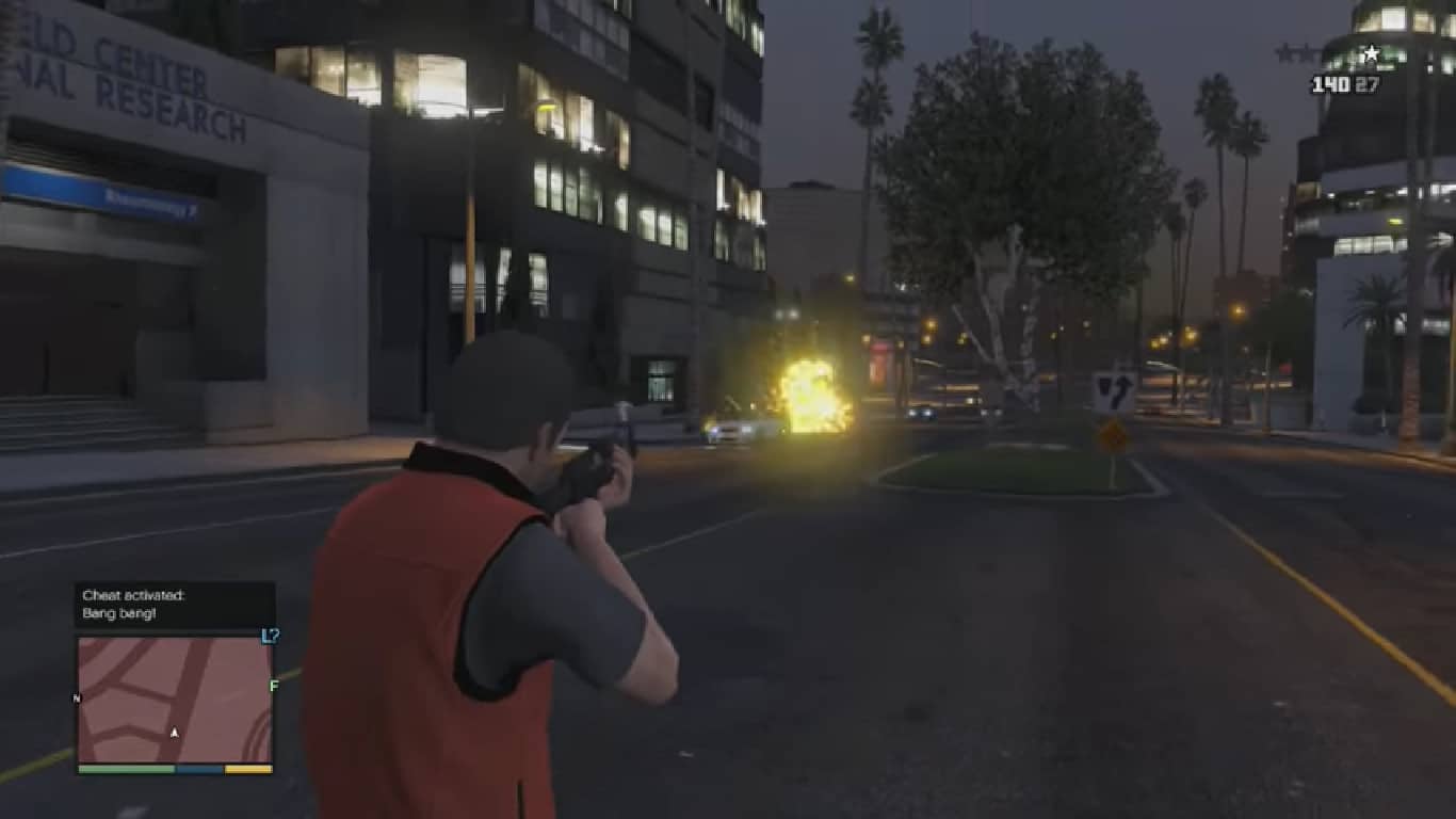 Foto relacionada ao cheat "Bang Bang", um dos c&oacute;digos de GTA 5. 