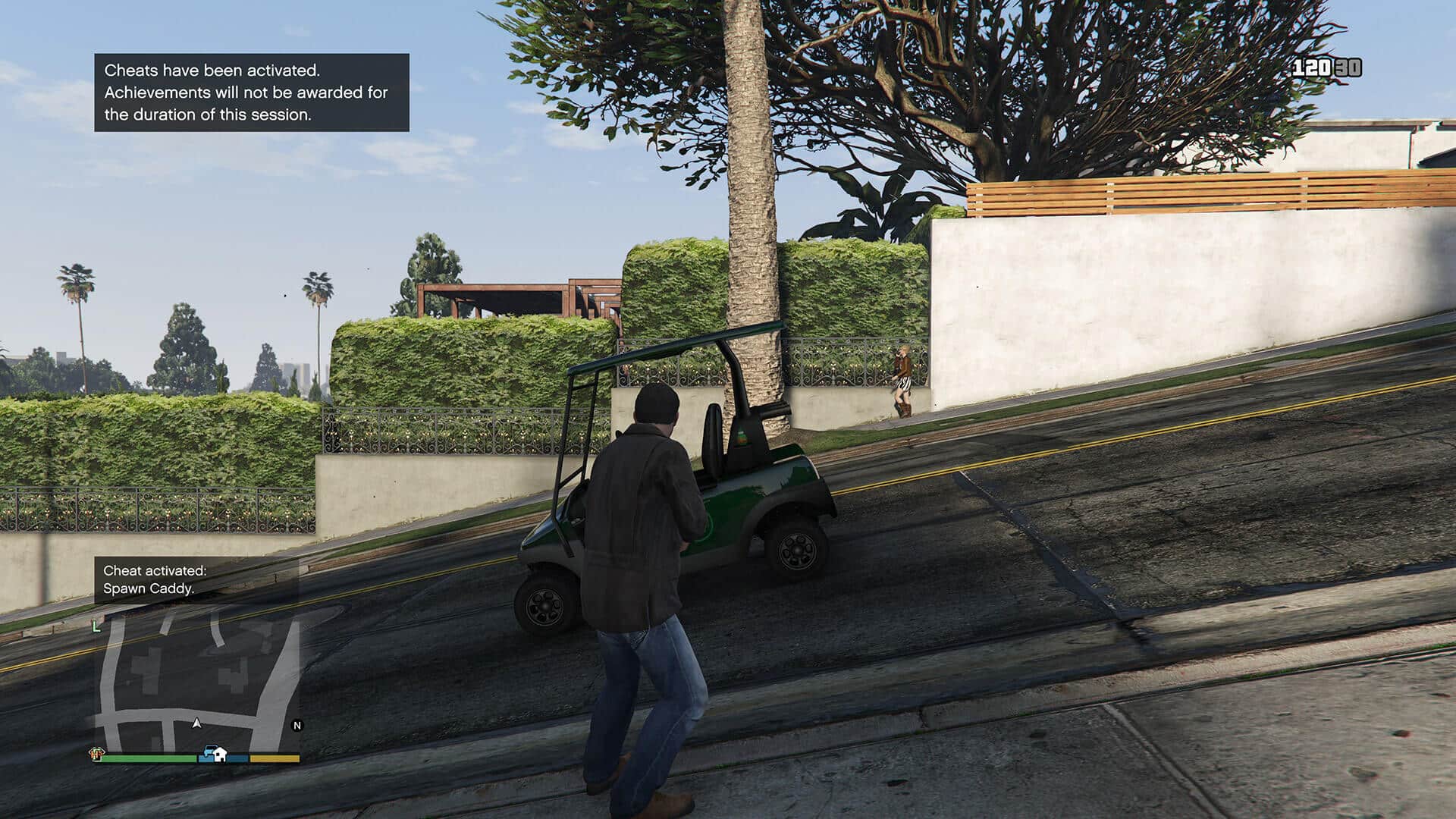Imagem representando um dos c&oacute;digos de GTA 5 para PS4 e PS5 (Spawn de Caddy).