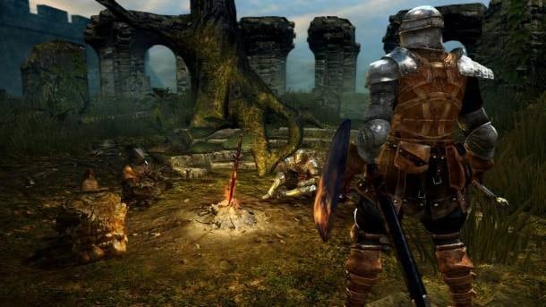 Hist&oacute;ria de Dark Souls I: Personagens e in&iacute;cio da saga