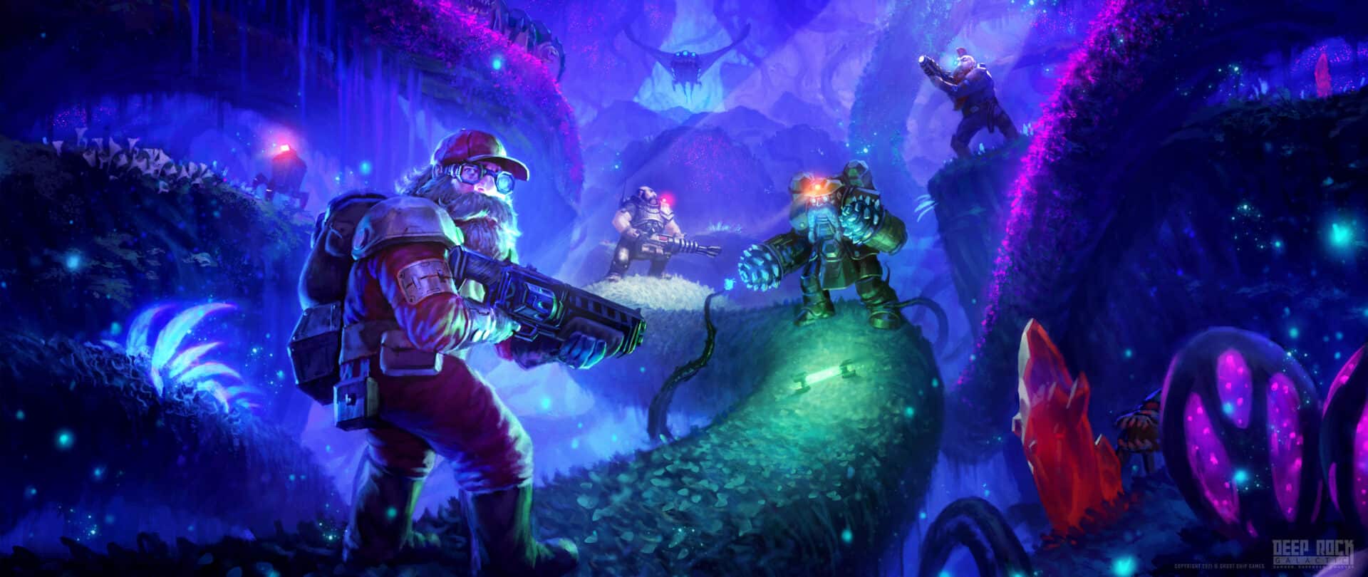 Foto do game "Deep Rock Galactic". (Divulga&ccedil;&atilde;o / Ghost Ship Games)