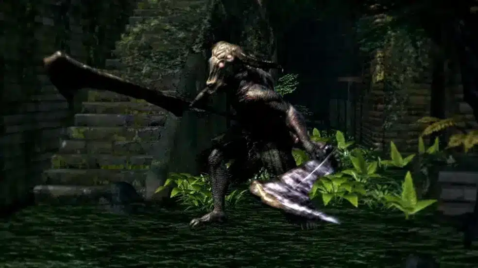 Imagem do Dem&ocirc;nio-Cabra, um boss de Dark Souls. (Divulga&ccedil;&atilde;o / Internet)