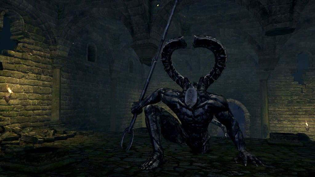 Imagem ilustrativa do Dem&ocirc;nio Titanita, um dos mini bosses mais fortes em Dark Souls. (Divulga&ccedil;&atilde;o / Internet)