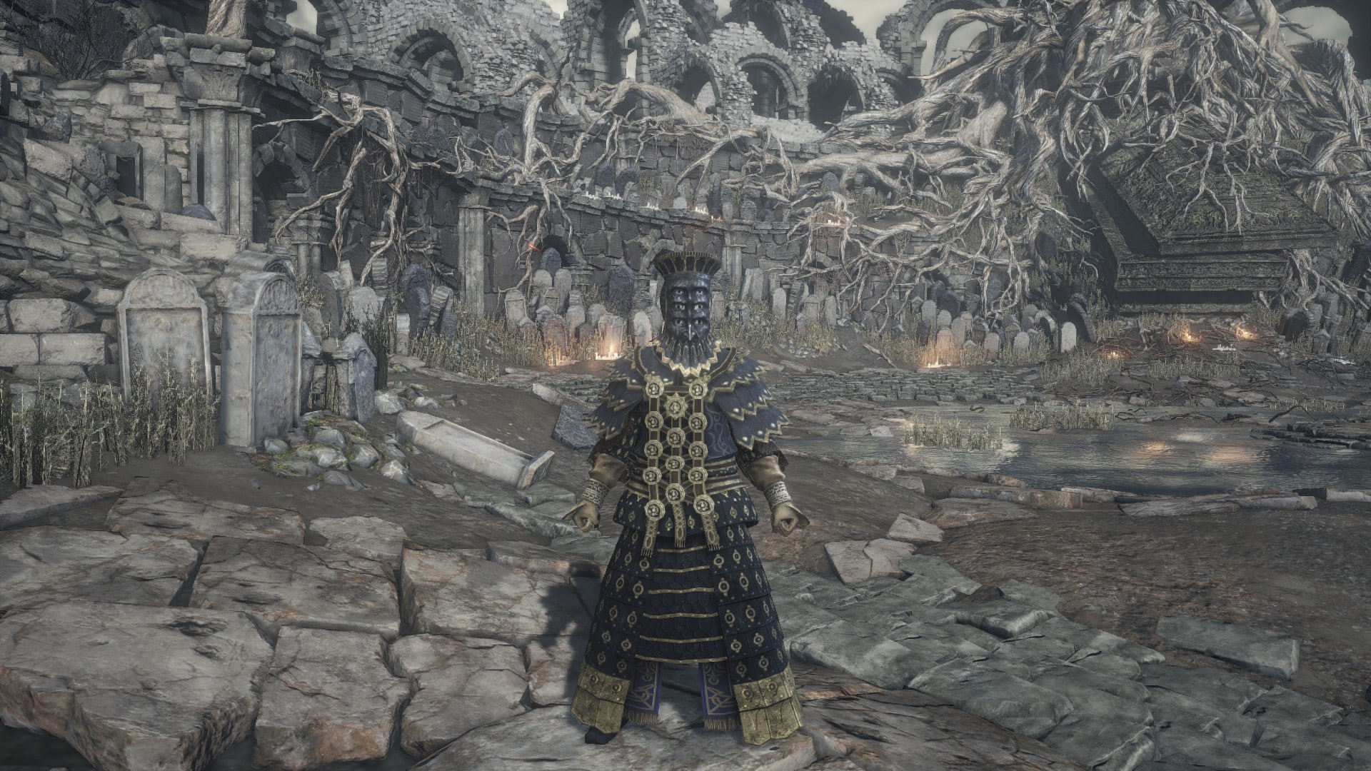 Imagem de um dos mini bosses de Dark Souls, o Canalizador. (Divulga&ccedil;&atilde;o / Internet)