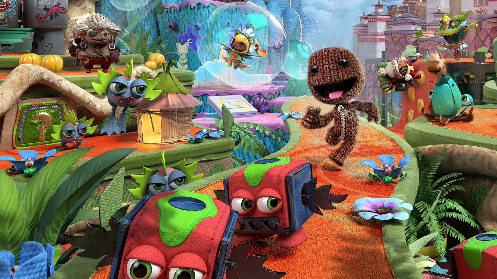 Foto do game "Sackboy: Uma Grande Aventura". (Divulga&ccedil;&atilde;o / Sumo Digital)
