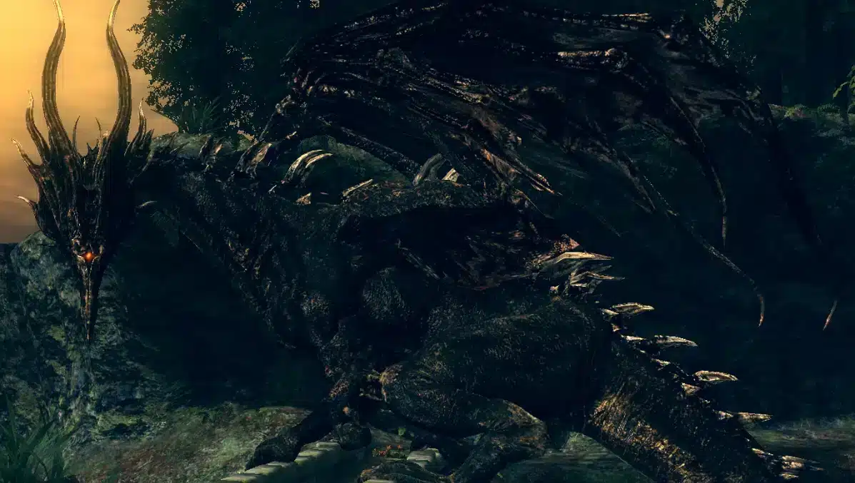 Imagem ilustrativa do imponente Drag&atilde;o Negro Kalameet. (Divulga&ccedil;&atilde;o / Internet)