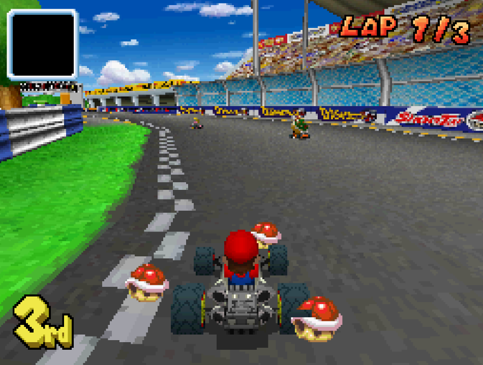 Imagem promocional de Mario Kart DS