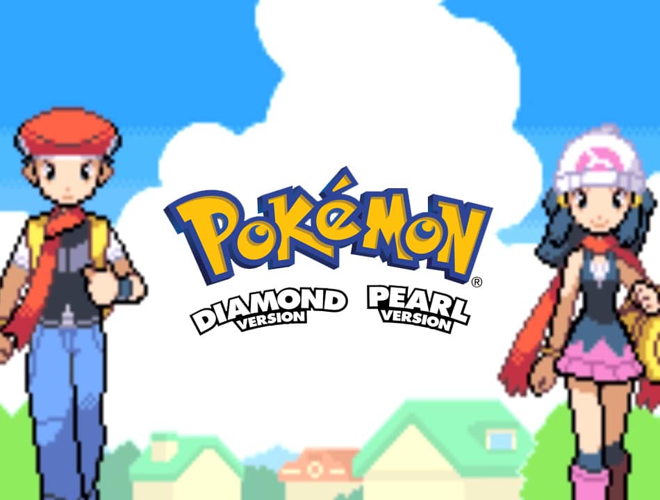 Imagem promocional de Pok&eacute;mon Diamond e Pearl
