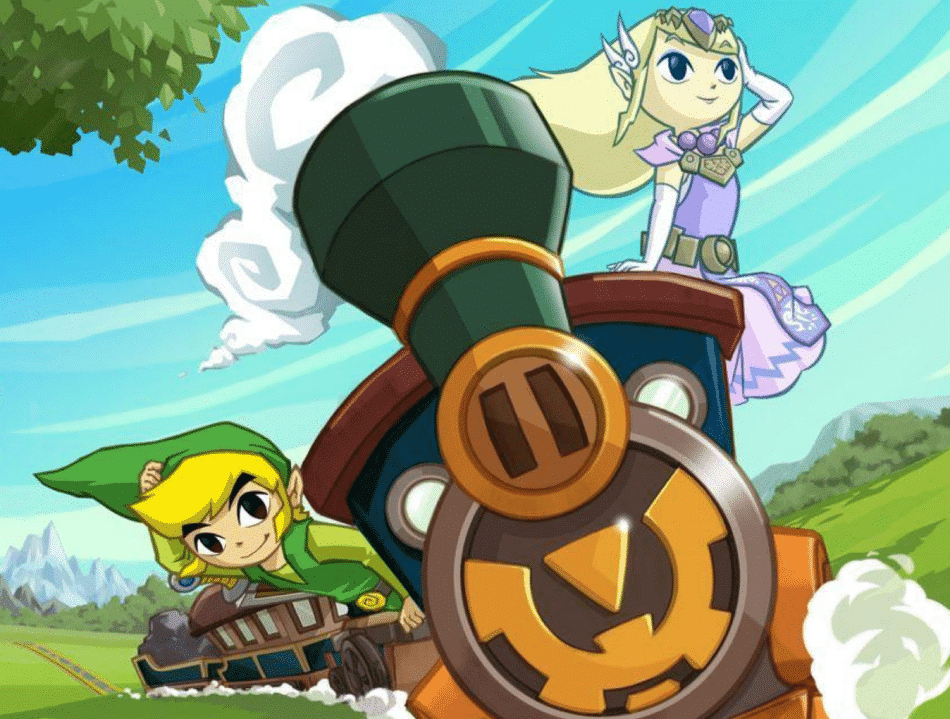 Imagem promocional de Zelda Spirit Tracks