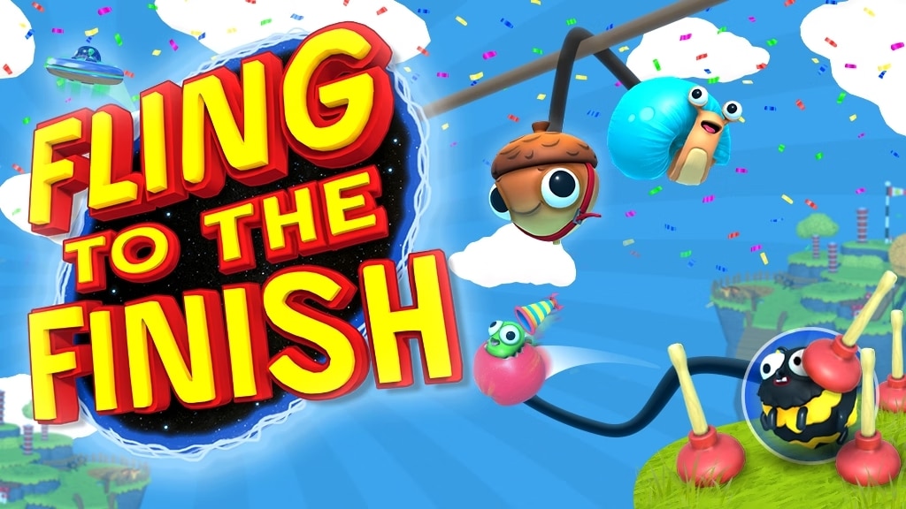 Foto do game "Fling to the Finish". (Divulga&ccedil;&atilde;o / SplitSide Games)