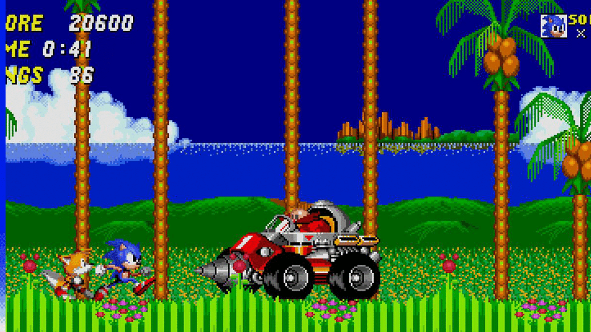 Imagem do Sonic e Tails contra o vil&atilde;o Mr. Robotnik. (Divulga&ccedil;&atilde;o / Internet)