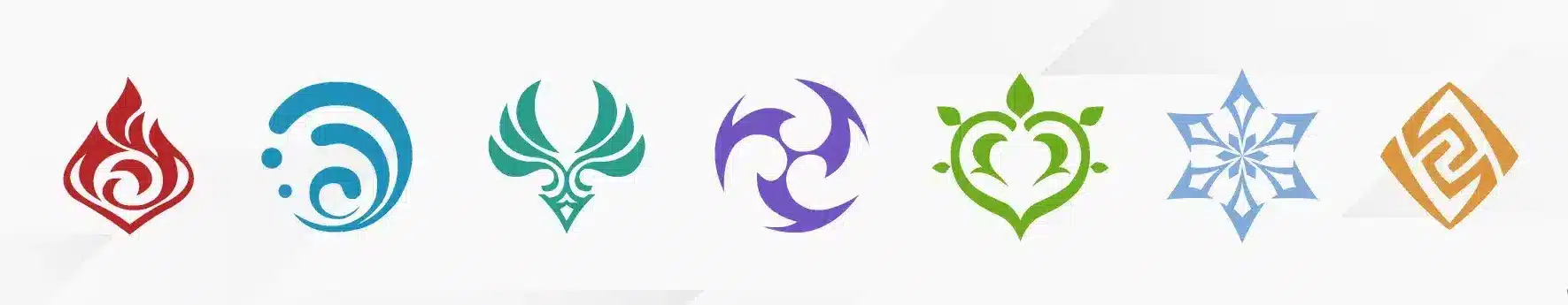 Foto ilustrativa dos elementos do universo de Genshin Impact. (Divulga&ccedil;&atilde;o / miHoYo)