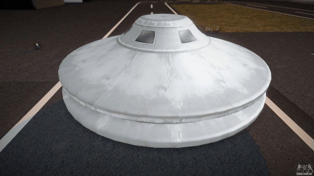 Captura de Tela do mod da espa&ccedil;onave para GTA San Andreas. (Divulga&ccedil;&atilde;o / GTA All)