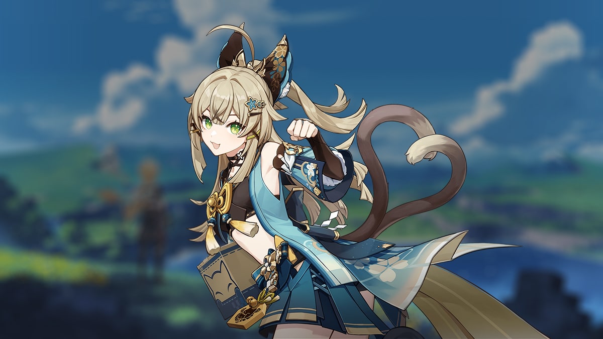 Imagem ilustrativa da personagem Dendro - Genshin Impact, Kirara. (Divulga&ccedil;&atilde;o / Internet)