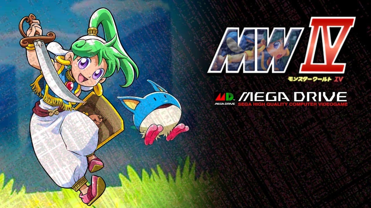 Foto capa do jogo "Monster World IV" e a sua protagonista, a Asha. (Divulga&ccedil;&atilde;o / Internet)