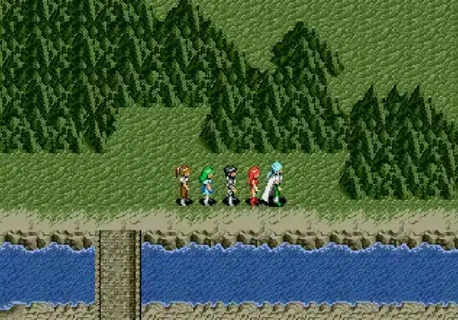 Imagem do mundo aberto de Phantasy Star III: Generations of Doom. (Divulga&ccedil;&atilde;o / Internet)