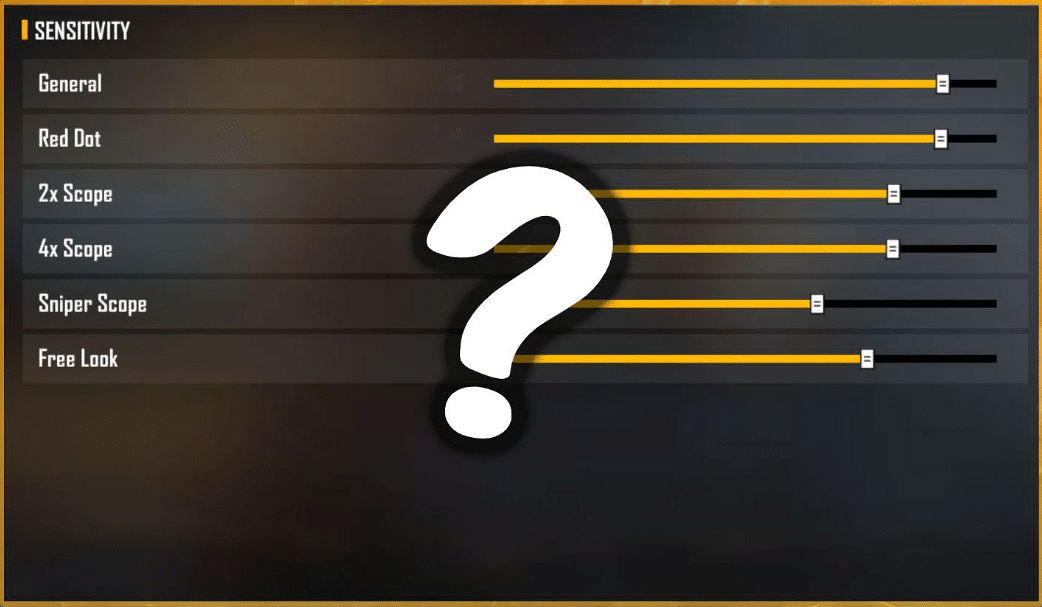 A melhor sensi do Free Fire