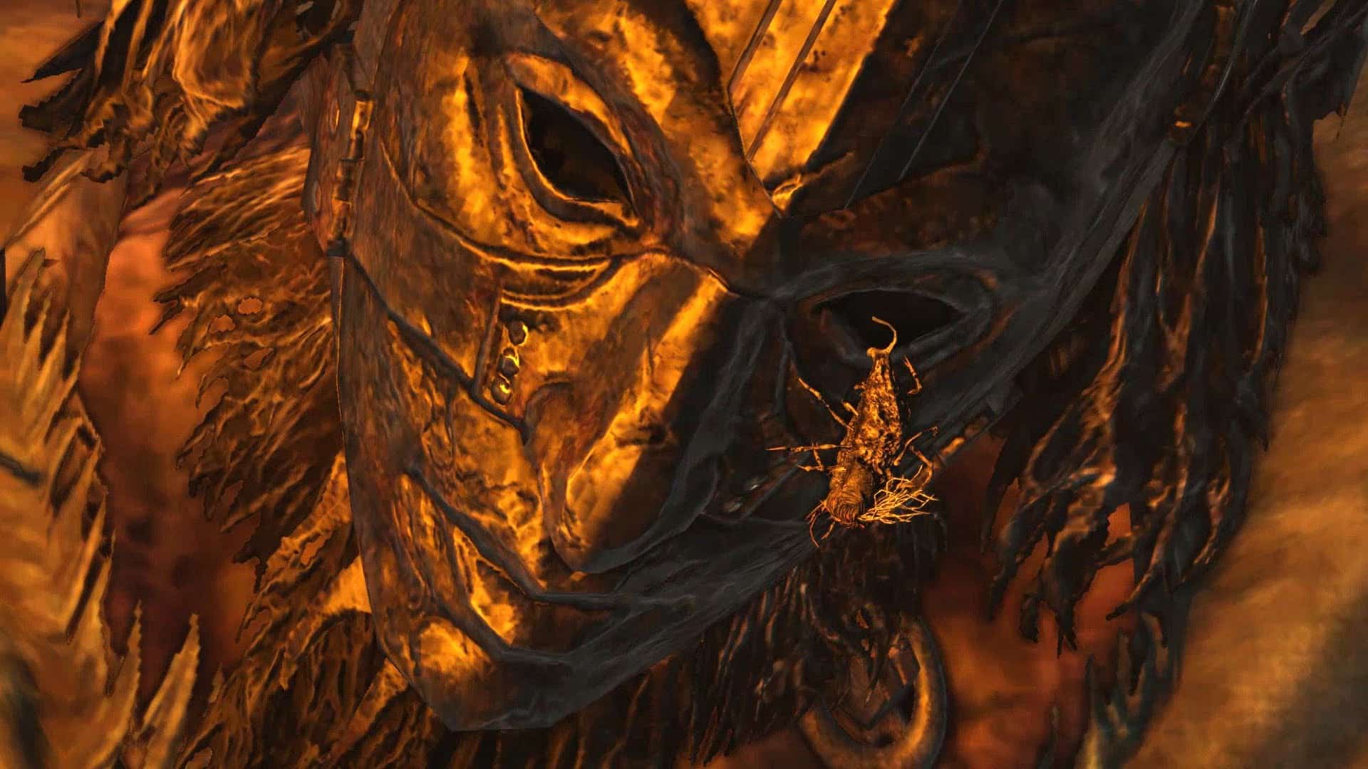 Imagem ilustrativa da cutscene do chefe "Pecadora Perdida". (Divulga&ccedil;&atilde;o / FromSoftware)